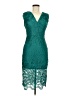Venus 100% Polyester Teal Cocktail Dress Size 6 - photo 1