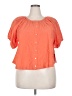 Rose & Crown Orange Short Sleeve Blouse Size XXL (estimated) - photo 1