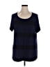 Ryan Wythe Blue Short Sleeve Top Size 2X - photo 1