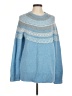 Theory Blue Wool Pullover Sweater Size M - photo 1
