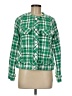 CAbi 100% Cotton Plaid Green Jacket Size M - photo 1