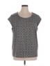 Roz & Ali Gray Short Sleeve Top Size 2X - photo 1
