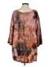 Rough & Tumble Brown 3/4 Sleeve Blouse Size S (estimated) - photo 2