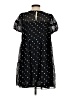 Blu Pepper 100% Polyester Polka Dots Black Casual Dress Size S - photo 2