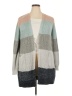 Nine West Color Block Gray Cardigan Size XXL - photo 1