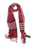 V.Fraas Plaid Burgundy Red Scarf One size - photo 1
