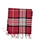 V.Fraas Plaid Burgundy Red Scarf One size - photo 2