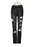 Bebe Hearts Black Jeans Size 26 waist - photo 1