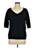 Ella Moss Black 3/4 Sleeve T-Shirt Size L - photo 1