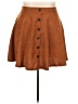 Unbranded 100% Polyester Solid Brown Casual Skirt Size 2X - photo 1