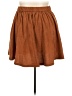Unbranded 100% Polyester Solid Brown Casual Skirt Size 2X - photo 2