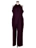 Julia Jordan Solid Burgundy Jumpsuit Size 22 - photo 1