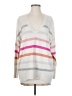 Ann Taylor LOFT Stripes Gray Pullover Sweater Size S - photo 1