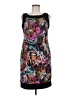 AB Studio Graphic Black Cocktail Dress Size 8 - photo 1