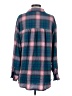Pilcro Plaid Blue Long Sleeve Button-Down Shirt Size S - photo 2