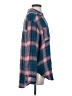Pilcro Plaid Blue Long Sleeve Button-Down Shirt Size S - photo 4