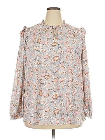 MELLODAY Long Sleeve Blouse (view 1)