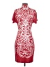 Grayse Paisley Red Cocktail Dress Size S - photo 2