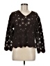 Susan Martin 100% Lambswool Black Pullover Sweater Size M - photo 1