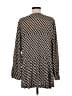 Maeve 100% Polyester Houndstooth Leopard Print Graphic Chevron-herringbone Checkered-gingham Argyle Multi Color Black Casual Dress Size L - photo 2