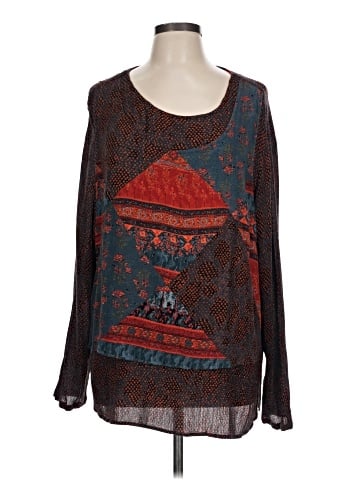 Carole Little Long Sleeve Blouse (view 1)