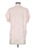 Point Sur 100% Viscose Pink Short Sleeve Blouse Size XS - photo 2