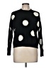 T Tahari Polka Dots Black Pullover Sweater Size M (estimated) - photo 1