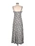 Express 100% Polyester Print Gray Casual Dress Size 7 - 8 - photo 2