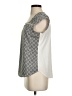 The Limited 100% Polyester Gray Short Sleeve Top Size S - photo 5