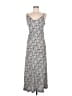 Express 100% Polyester Print Gray Casual Dress Size 7 - 8 - photo 1