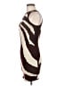 Peruvian Connection Graphic Brown Cocktail Dress Size M - photo 5