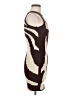 Peruvian Connection Graphic Brown Cocktail Dress Size M - photo 4