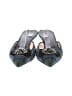 J.Crew Plaid Green Blue Mule/Clog Size 10 - photo 2