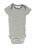 Gerber Stripes Ivory Short Sleeve Onesie Size 6-9 mo - photo 1