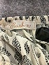 Blush 100% Polyester Ivory Black 3/4 Sleeve Top Size L - photo 4