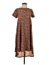 Lularoe Paisley Brown Casual Dress Size XXS - photo 1
