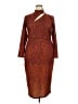 ELOQUII Brown Cocktail Dress Size 18 - photo 1