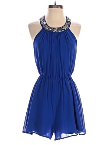 Sequin Hearts Romper (view 1)