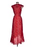 Max Studio Paisley Red Casual Dress Size L - photo 2