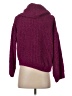 Express 100% Polyester Purple Turtleneck Sweater Size XS - photo 2