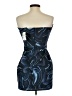 Windsor Graphic Blue Cocktail Dress Size S - photo 2