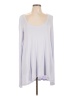 Free People Silver Long Sleeve Top Size L - photo 1
