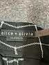 Alice + Olivia Plaid Black Casual Pants Size 0 - photo 7