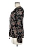 Charlotte Russe Paisley Black Long Sleeve Blouse Size M - photo 5