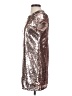 Forever 21 100% Polyester Metallic Silver Cocktail Dress Size S - photo 5