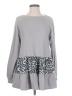 Easel Gray Long Sleeve Blouse Size S - photo 1