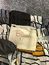 Blush 100% Cotton Black Gray Short Sleeve Blouse Size L - photo 4
