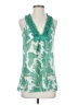 M.S.S.P. Green Sleeveless Blouse Size S - photo 1