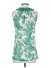 M.S.S.P. Green Sleeveless Blouse Size S - photo 2