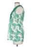 M.S.S.P. Green Sleeveless Blouse Size S - photo 5